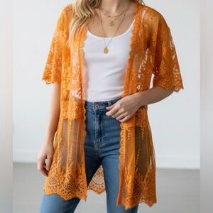 Multiples lace cover-up